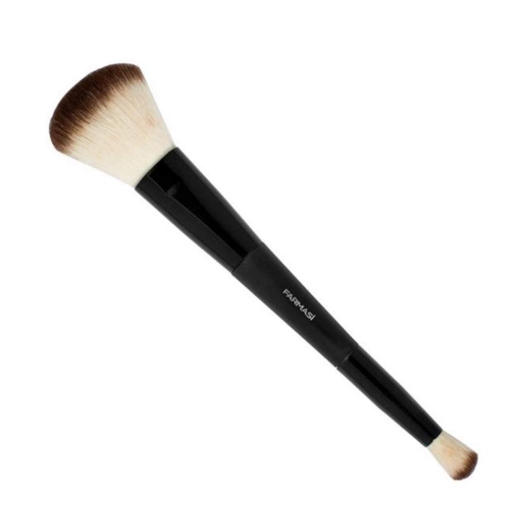 Two sided facial brush.